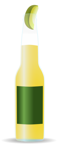 Lys øl flaske vektor image