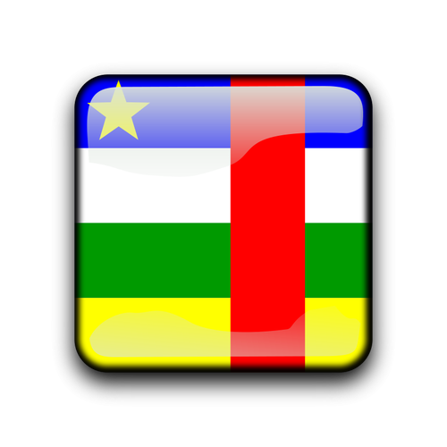 Republik Afrika Tengah vektor tombol