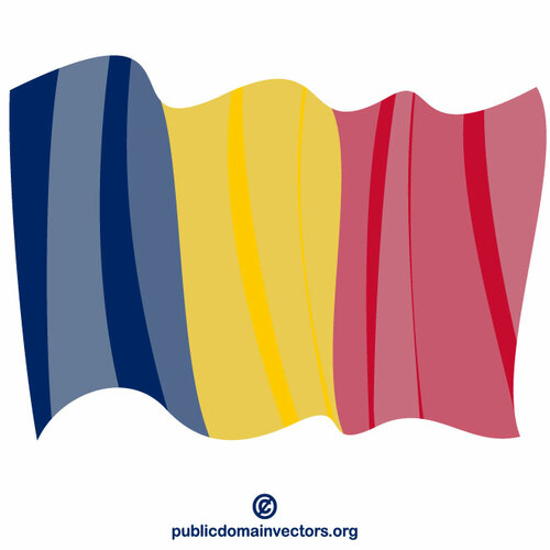 Bandeira nacional da República do Chade