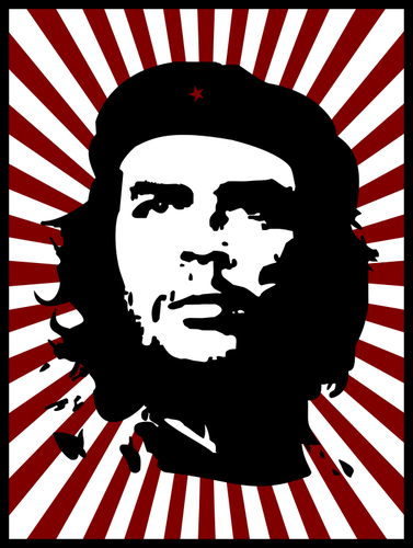 带红色背景 Che