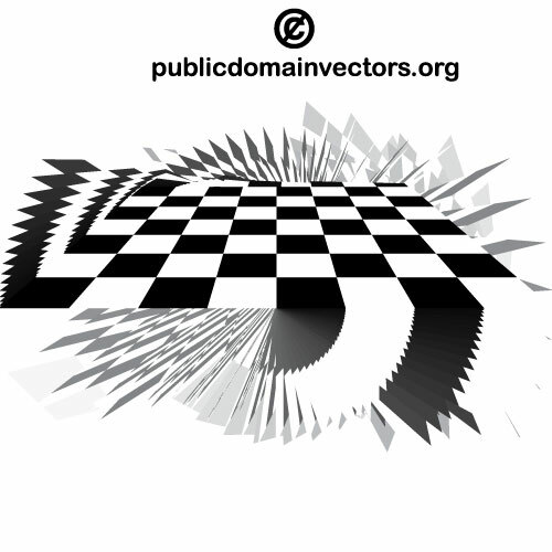 Checkered vector image