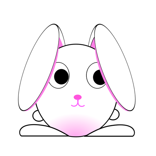 Vector Illustrasjon av kanin