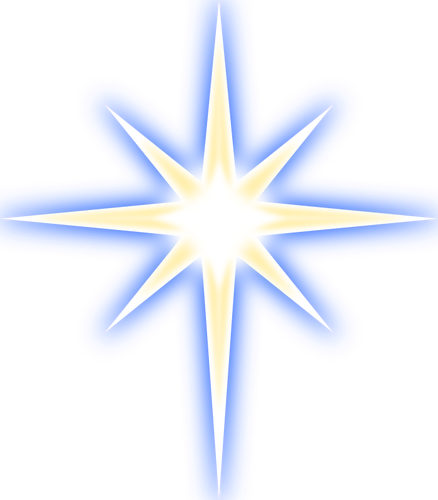 Immagine vettoriale stella di Natale