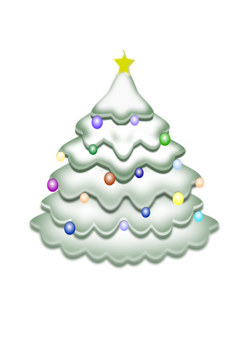 Clipart vettoriali di albero di Natale