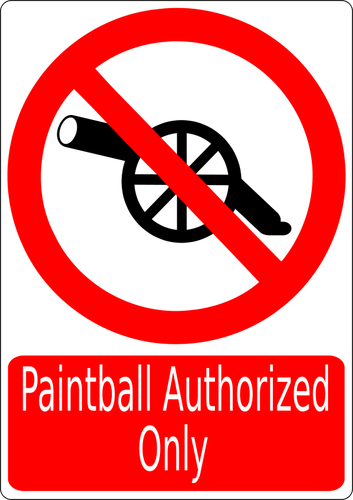 戦争禁止標識ベクトル画像