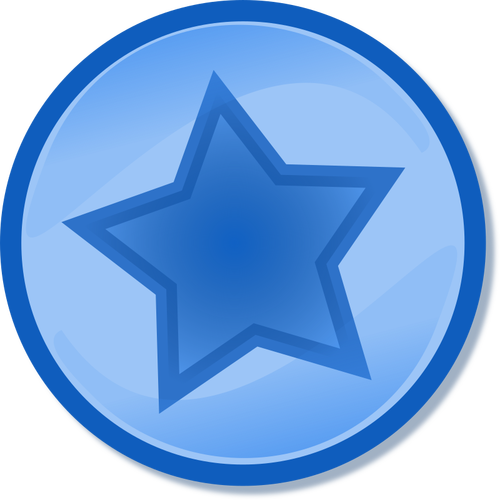 Estrella en un círculo azul