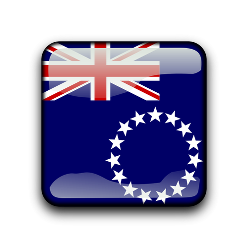 Cook Island flagga vektor