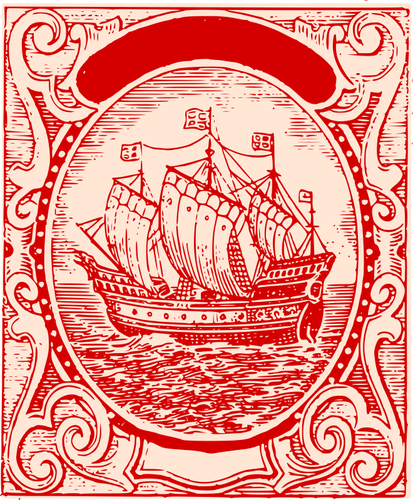古典的な船のベクトル画像