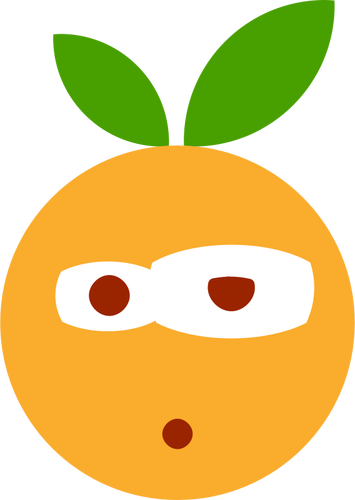Oransje emoji