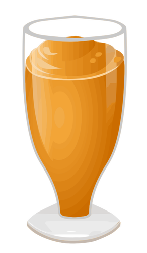 Grafika wektorowa picia szkło z smoothie