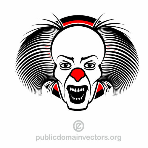 Image vectorielle de clown