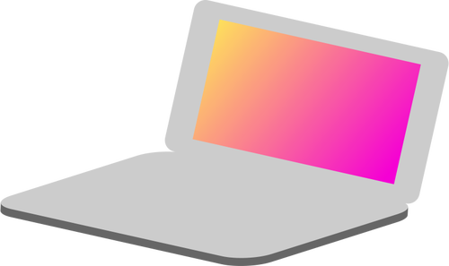 Laptop icoon vector afbeelding