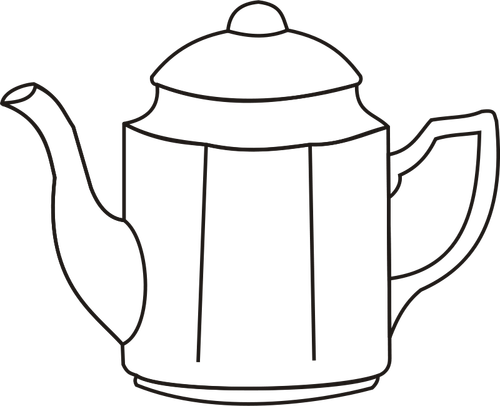 コーヒー メーカーの輪郭画像