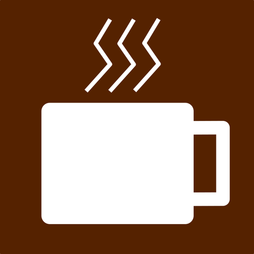 Koffie tijdpictogram
