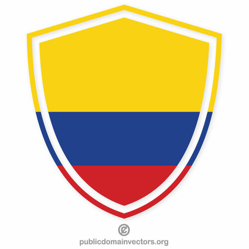 Колумбийский флаг щит