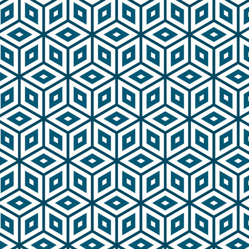 3D kuber geometrisk mønster