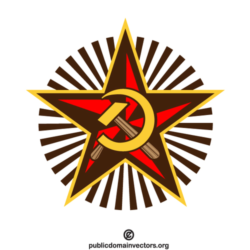 Kommunistiske symbol utklipp