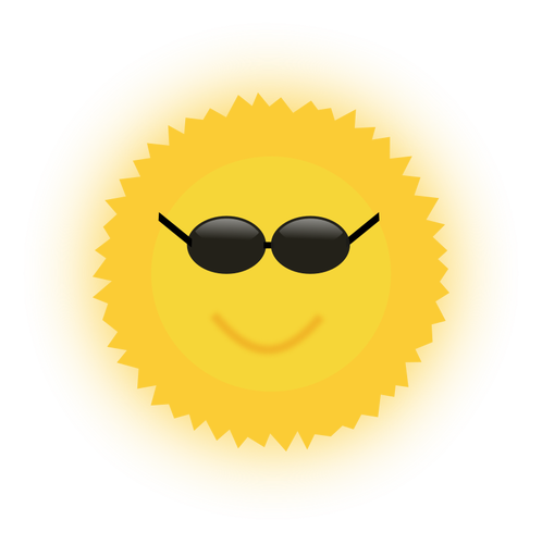 Cool Sun vector image