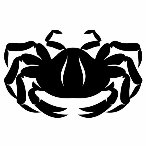 Silhouette de crabe