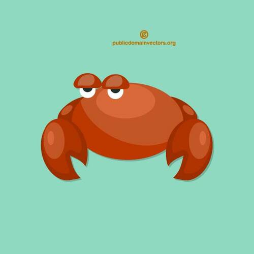 Illustration vectorielle de crabe