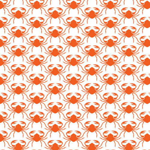 Krabber sømløs mønster