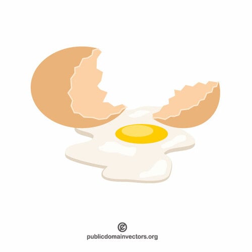 Huevo agrietado