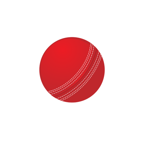 क्रिकेट गेंद वेक्टर छवि