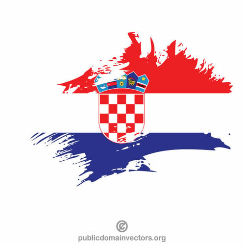 Kroatisk flagg