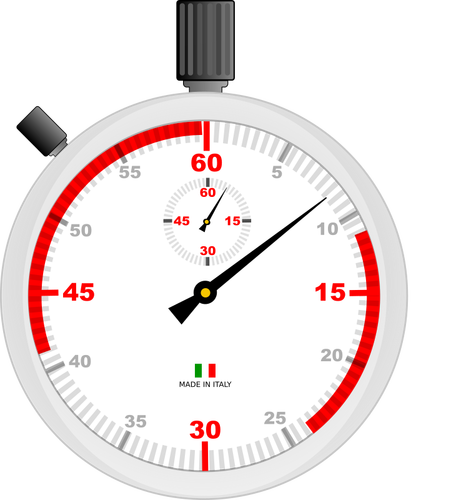 Italiaanse chronometer vector tekening