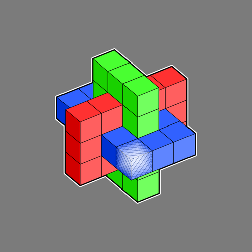 Vektor kubus gambar