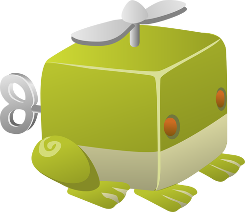 Mainan hijau katak