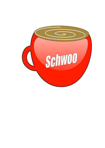 Tasse Kaffee-Vektor-Symbol