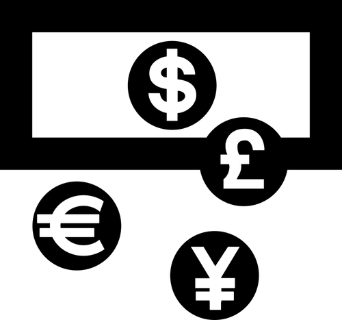 Ikona wymiany walut