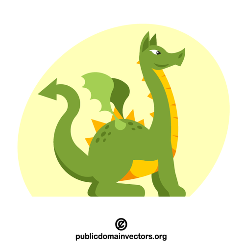Green dragon creature