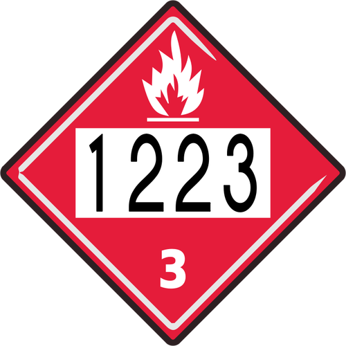 Appelez 1223 pour illustration vectorielle de pompiers symbole