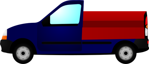 Small truck  vector illustration