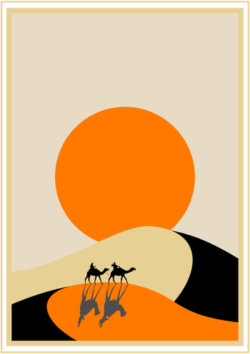 Woestijn-poster