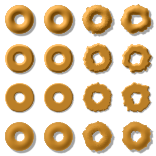 Verschillende donuts