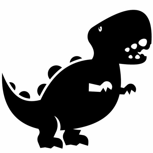 Grafika v kresleném dinosaurovi