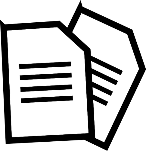 Immagine vettoriale di lettera semplice icona