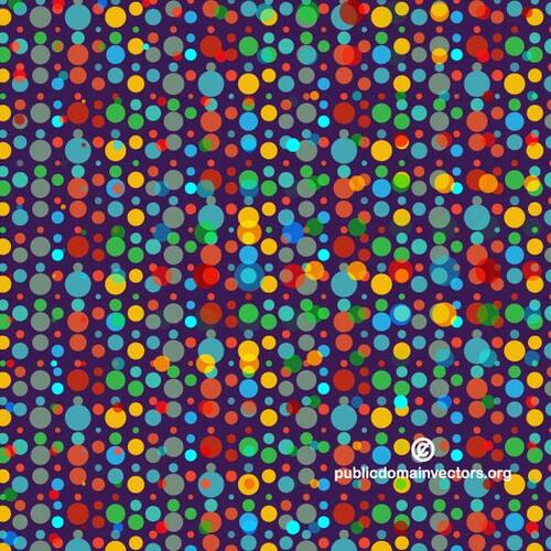 Sømløs mønster fargede prikker