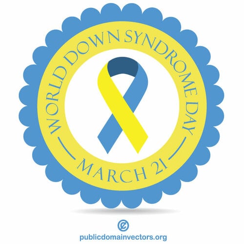 Stiker hari Down Syndrome
