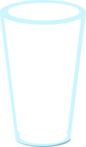 Úzké sklenice vektorové ilustrace