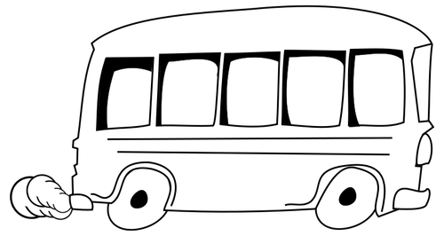 Autobus grafiki wektorowej