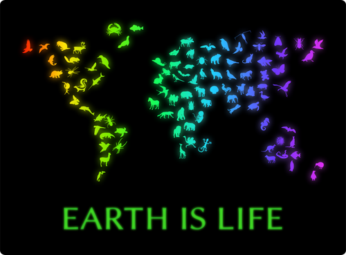 Pământul este viaţa ilustrare