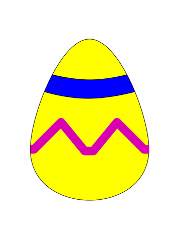 Clipart vetorial de ovo de Páscoa