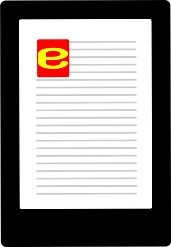 EBook-Symbol-Vektor-Bild