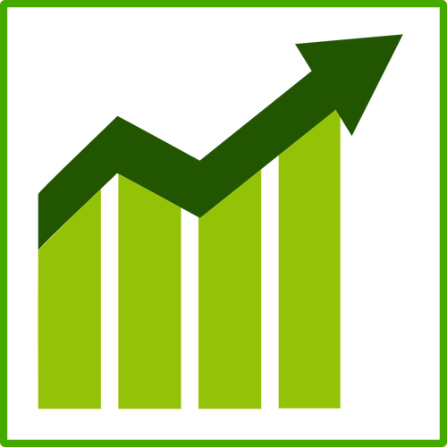 Eco groei vector pictogram