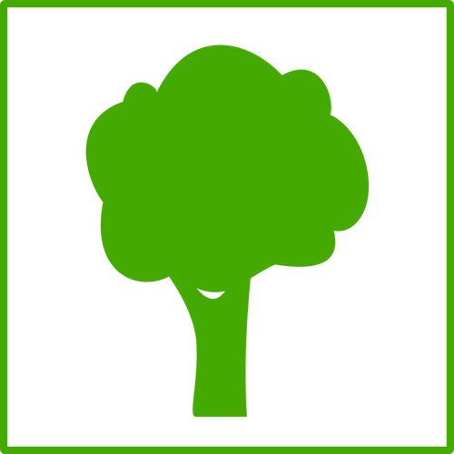 Эко дерево Векторный icon