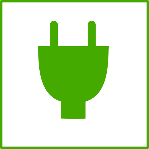 Öko-Energie-Vektor-Symbol